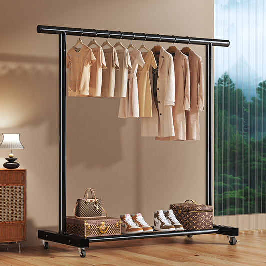 BF24H32 Round Straight Rod Hanger Single Rod 1.5m Black White