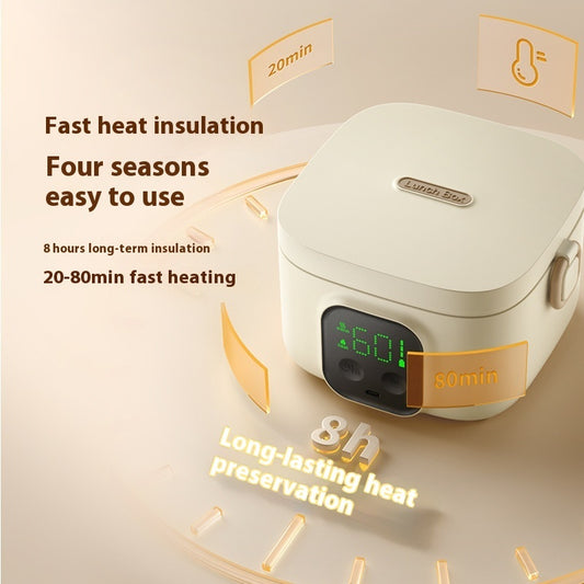 Smart No Water Injection Wireless Heating Charging Lunch Box