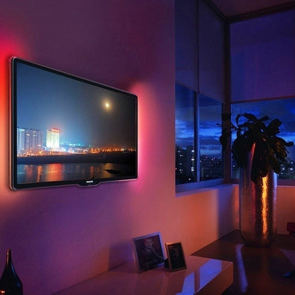 Cabinet Decorative Light Bar With TV Background